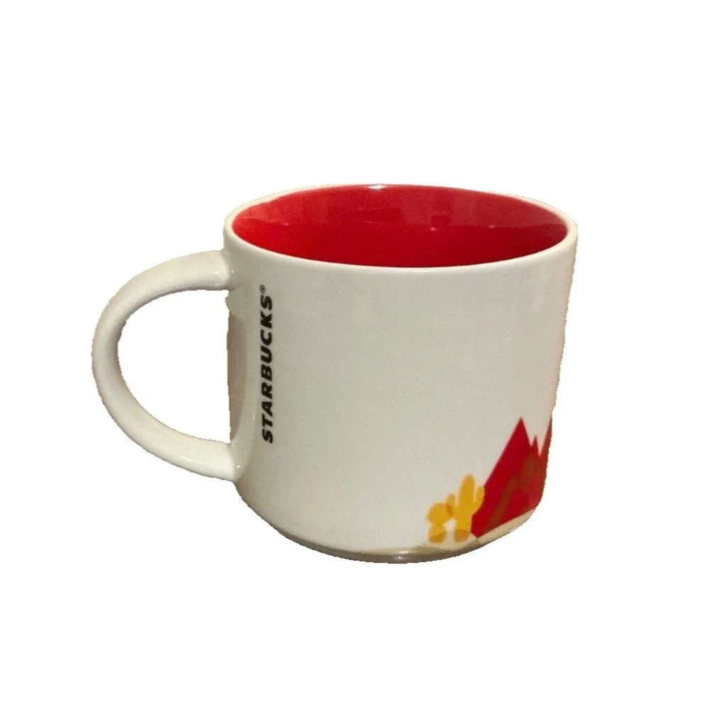 Starbucks You Are Here Collection Las Vegas Mug 2017 Ceramic 14oz Red White
